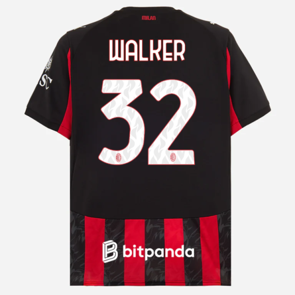 milan home 202526 jersey – 32 kyle walker Collection – Official AC Milan Kits Collection - Official AC Milan Kits