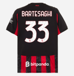 milan home 202526 jersey – 33 davide bartesaghi Collection – Official AC Milan Kits Collection - Official AC Milan Kits