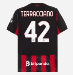 milan home 202526 jersey – 42 filippo terracciano Collection – Official AC Milan Kits Collection - Official AC Milan Kits