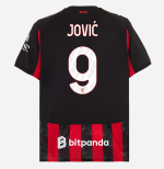 milan home 202526 jersey – 9 luka jović Collection – Official AC Milan Kits Collection - Official AC Milan Kits