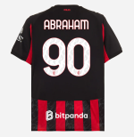 milan home 202526 jersey – 90 tammy abraham Collection – Official AC Milan Kits Collection - Official AC Milan Kits