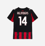 milan home 202526 kids jersey – 14 tijjani reijnders Collection – Official AC Milan Kits Collection - Official AC Milan Kits