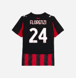 milan home 202526 kids jersey – 24 alessandro florenzi Collection – Official AC Milan Kits Collection - Official AC Milan Kits