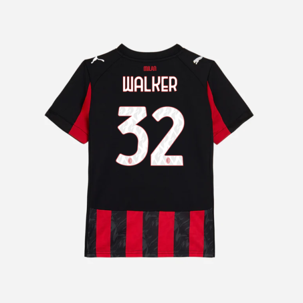 milan home 202526 kids jersey – 32 kyle walker Collection – Official AC Milan Kits Collection - Official AC Milan Kits