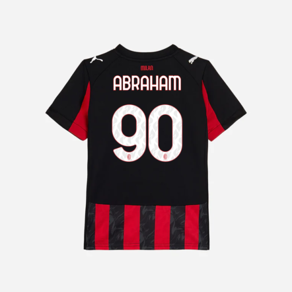 milan home 202526 kids jersey – 90 tammy abraham Collection – Official AC Milan Kits Collection - Official AC Milan Kits