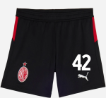 milan home 202526 kids shorts – 42 filippo terracciano Collection – Official AC Milan Kits Collection - Official AC Milan Kits