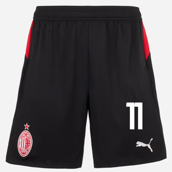 milan home 202526 shorts – 11 christian pulisic Collection – Official AC Milan Kits Collection - Official AC Milan Kits