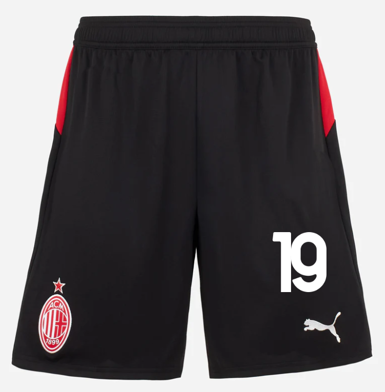 milan home 202526 shorts – 19 theo hernández Collection – Official AC Milan Kits Collection - Official AC Milan Kits