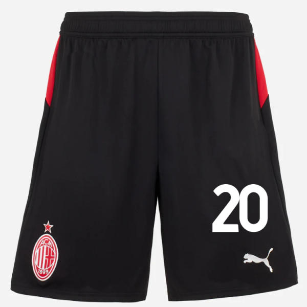 milan home 202526 shorts – 20 alejandro jimenez Collection – Official AC Milan Kits Collection - Official AC Milan Kits