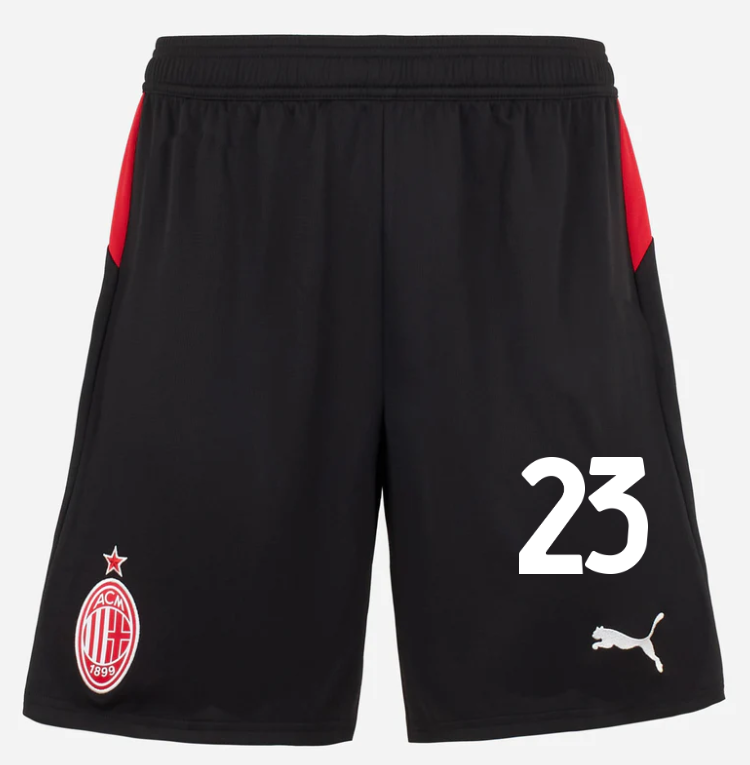 milan home 202526 shorts – 23 fikayo tomori Collection – Official AC Milan Kits Collection - Official AC Milan Kits
