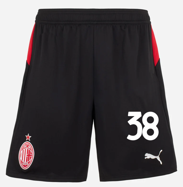 milan home 202526 shorts – 38 warren bondo Collection – Official AC Milan Kits Collection - Official AC Milan Kits