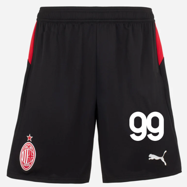 milan home 202526 shorts – 99 riccardo sottil Collection – Official AC Milan Kits Collection - Official AC Milan Kits