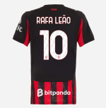 milan home 202526 woman jersey – 10 rafael leão Collection – Official AC Milan Kits Collection - Official AC Milan Kits