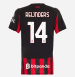milan home 202526 woman jersey – 14 tijjani reijnders Collection – Official AC Milan Kits Collection - Official AC Milan Kits