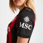 milan home 202526 woman jersey – 20 alejandro jimenez Collection – Official AC Milan Kits Collection - Official AC Milan Kits