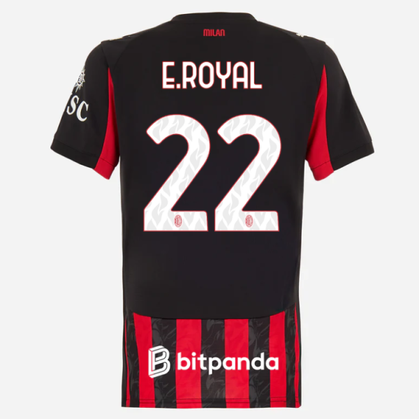 milan home 202526 woman jersey – 22 emerson royal Collection – Official AC Milan Kits Collection - Official AC Milan Kits