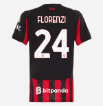 milan home 202526 woman jersey – 24 alessandro florenzi Collection – Official AC Milan Kits Collection - Official AC Milan Kits