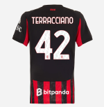 milan home 202526 woman jersey – 42 filippo terracciano Collection – Official AC Milan Kits Collection - Official AC Milan Kits