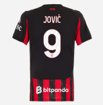 milan home 202526 woman jersey – 9 luka jović Collection – Official AC Milan Kits Collection - Official AC Milan Kits