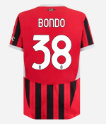 milan home authentic 202425 jersey – 38 warren bondo Collection – Official AC Milan Kits Collection - Official AC Milan Kits