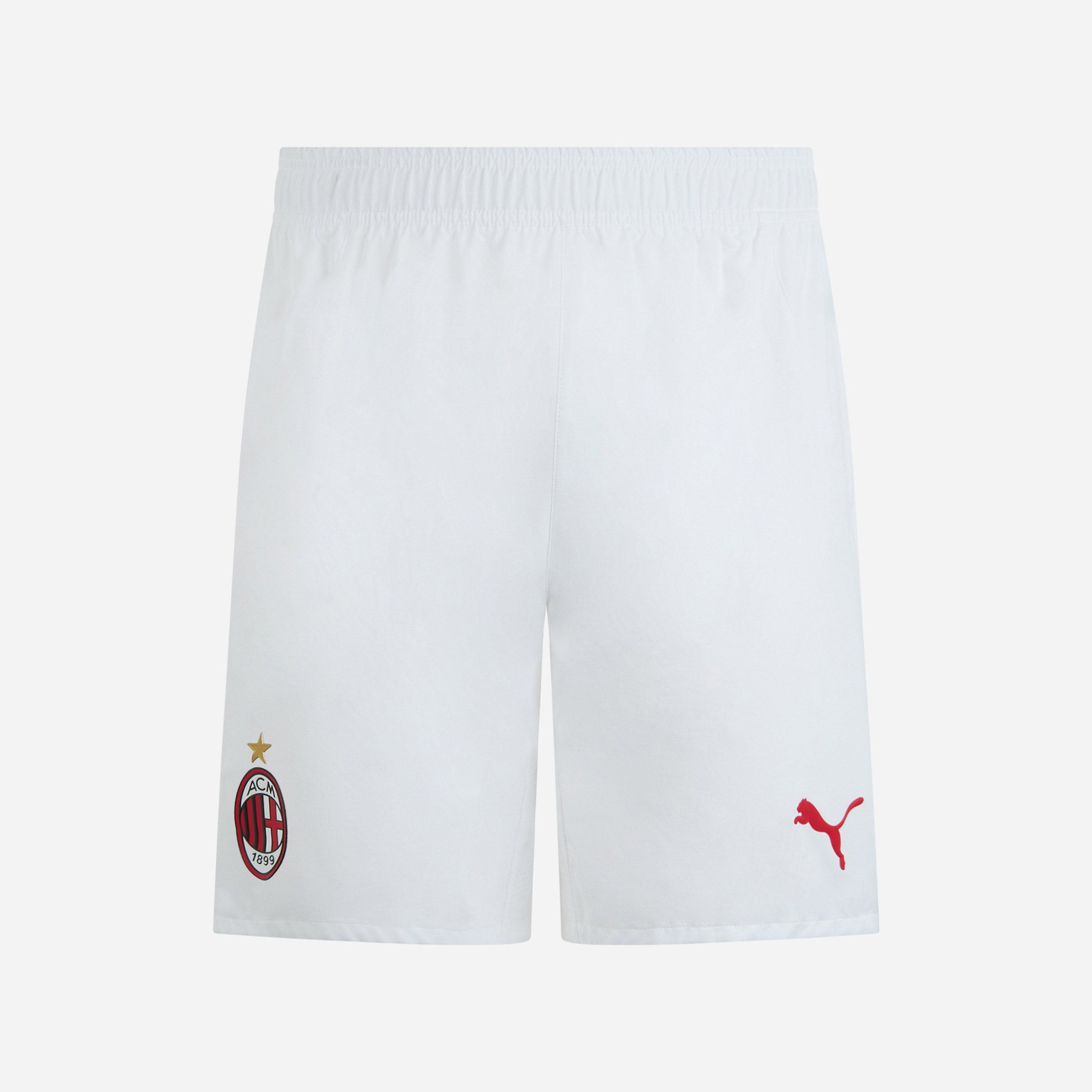 milan home authentic 202425 shorts white – 19 theo hernández Collection – Official AC Milan Kits Collection - Official AC Milan Kits