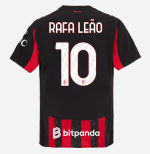 milan home authentic 202526 jersey – 10 rafael leão Collection – Official AC Milan Kits Collection - Official AC Milan Kits