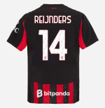 milan home authentic 202526 jersey – 14 tijjani reijnders Collection – Official AC Milan Kits Collection - Official AC Milan Kits