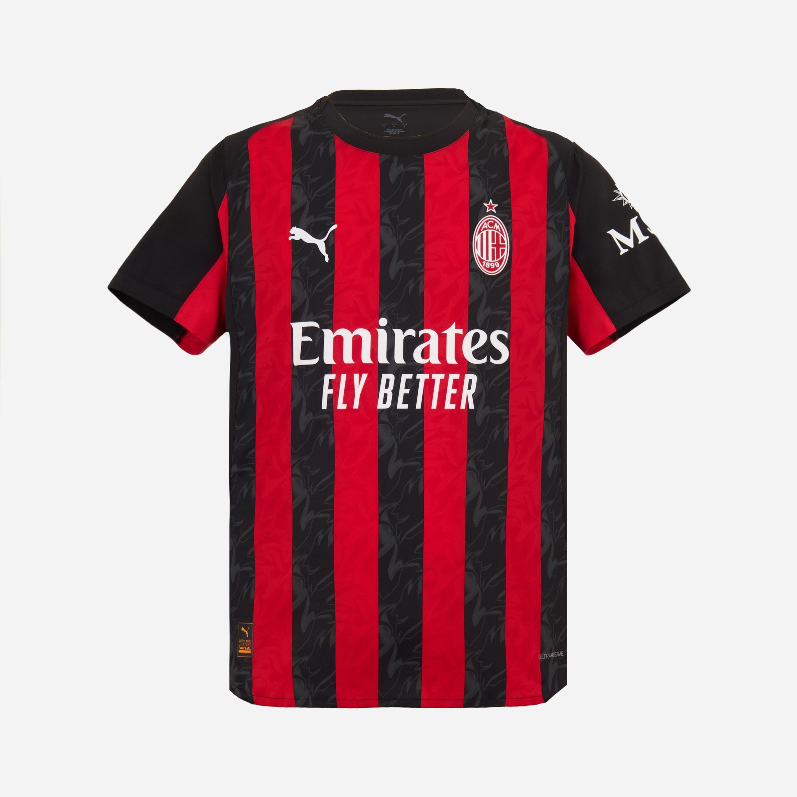 milan home authentic 202526 jersey – 19 theo hernández Collection – Official AC Milan Kits Collection - Official AC Milan Kits
