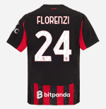 milan home authentic 202526 jersey – 24 alessandro florenzi Collection – Official AC Milan Kits Collection - Official AC Milan Kits