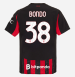milan home authentic 202526 jersey – 38 warren bondo Collection – Official AC Milan Kits Collection - Official AC Milan Kits