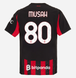 milan home authentic 202526 jersey – 80 yunus musah Collection – Official AC Milan Kits Collection - Official AC Milan Kits