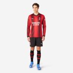 milan long sleeve home 202324 jersey – 9 luka jović Collection – Official AC Milan Kits Collection - Official AC Milan Kits