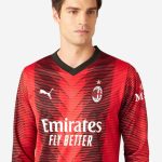 milan long sleeve home 202324 jersey – 9 luka jović Collection – Official AC Milan Kits Collection - Official AC Milan Kits