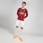 milan long sleeve home 202425 jersey – 10 rafael leão Collection – Official AC Milan Kits Collection - Official AC Milan Kits