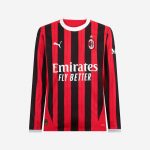 milan long sleeve home 202425 jersey – 19 theo hernández Collection – Official AC Milan Kits Collection - Official AC Milan Kits