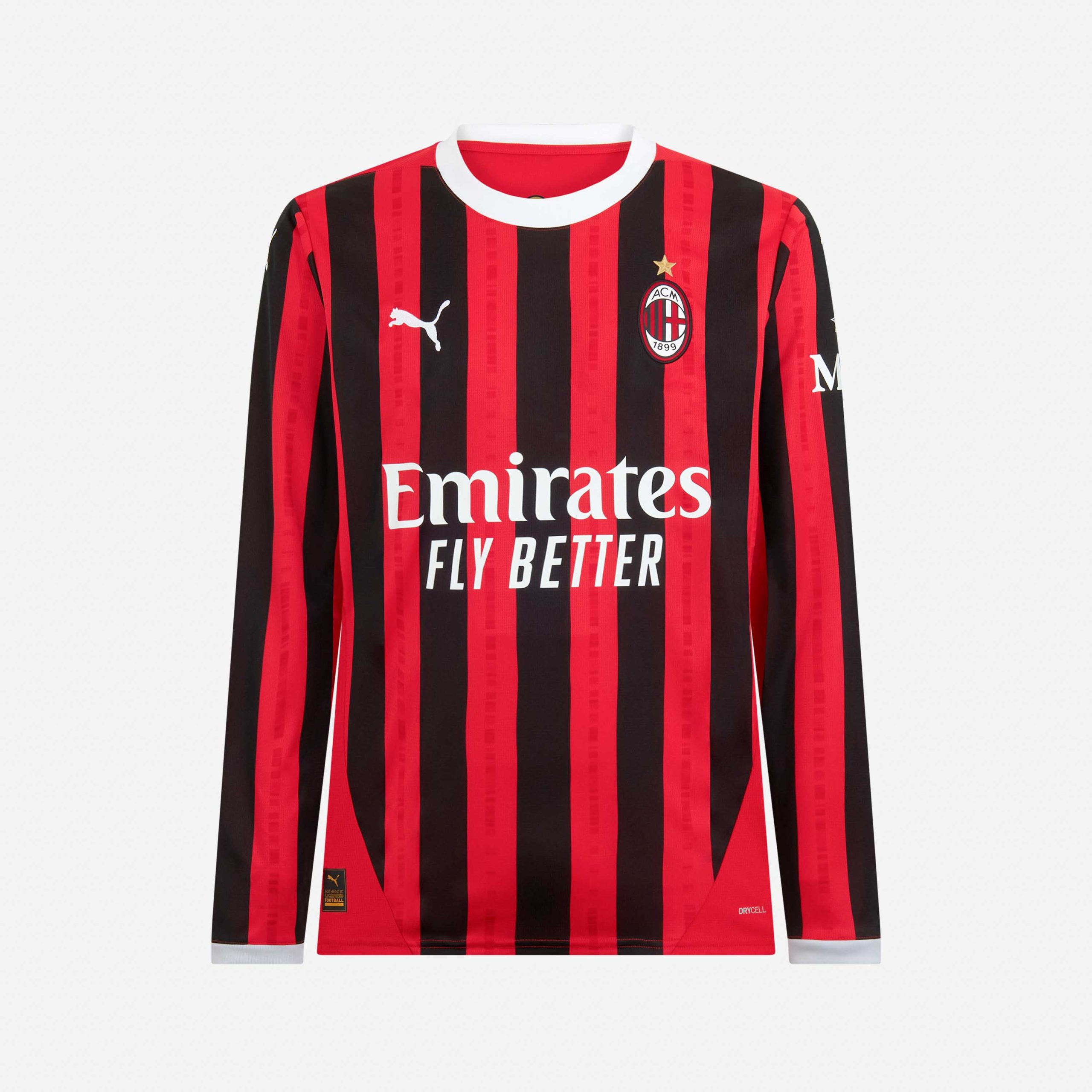 milan long sleeve home 202425 jersey – 19 theo hernández Collection – Official AC Milan Kits Collection - Official AC Milan Kits