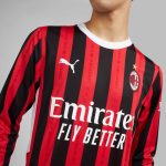 milan long sleeve home 202425 jersey – 19 theo hernández Collection – Official AC Milan Kits Collection - Official AC Milan Kits