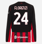 milan long sleeve home 202526 jersey – 24 alessandro florenzi Collection – Official AC Milan Kits Collection - Official AC Milan Kits