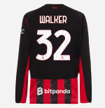 milan long sleeve home 202526 jersey – 32 kyle walker Collection – Official AC Milan Kits Collection - Official AC Milan Kits