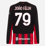 milan long sleeve home 202526 jersey – 79 joão félix Collection – Official AC Milan Kits Collection - Official AC Milan Kits