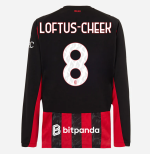 milan long sleeve home 202526 jersey – 8 ruben loftus-cheek Collection – Official AC Milan Kits Collection - Official AC Milan Kits