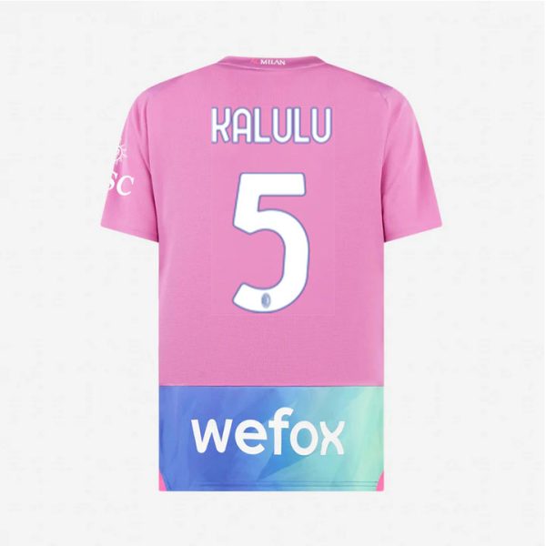 milan third 202324 jersey – 5 pierre kalulu Collection - Official AC Milan Kits