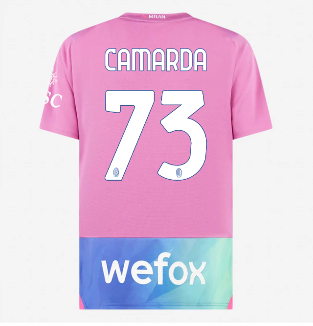 milan third 202324 jersey – 73 francesco camarda Collection - Official AC Milan Kits