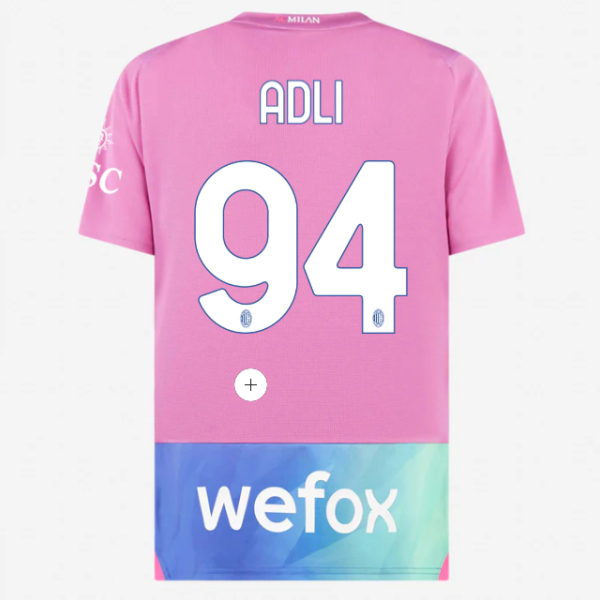 milan third 202324 jersey – 94 yacine adli Collection - Official AC Milan Kits