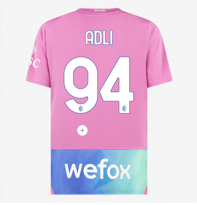 milan third 202324 jersey – 94 yacine adli Collection - Official AC Milan Kits