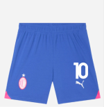 milan third 202324 kids shorts – 10 rafael leão Collection - Official AC Milan Kits