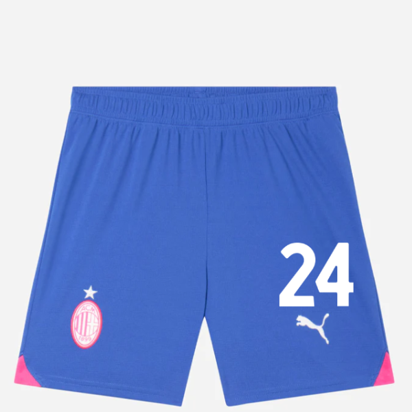 milan third 202324 kids shorts – 24 alessandro florenzi Collection - Official AC Milan Kits