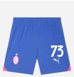 milan third 202324 kids shorts – 73 francesco camarda Collection - Official AC Milan Kits