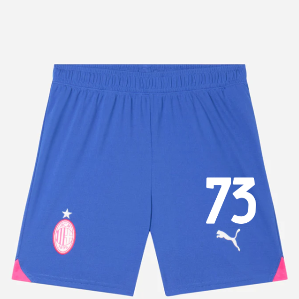 milan third 202324 kids shorts – 73 francesco camarda Collection - Official AC Milan Kits