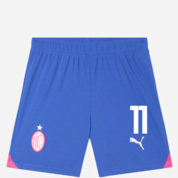 milan third 202324 kids shorts shorts replica jr – 11 christian pulisic Collection - Official AC Milan Kits